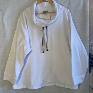 White long sleeve sweater